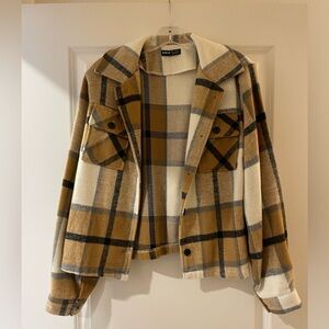 Shein plaid jacket